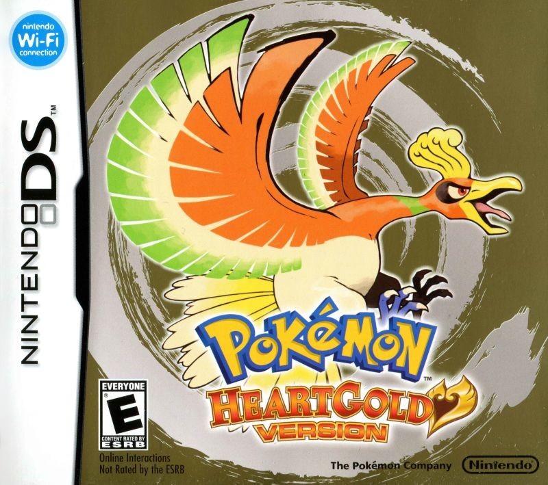 Capa do jogo Pokémon HeartGold Version