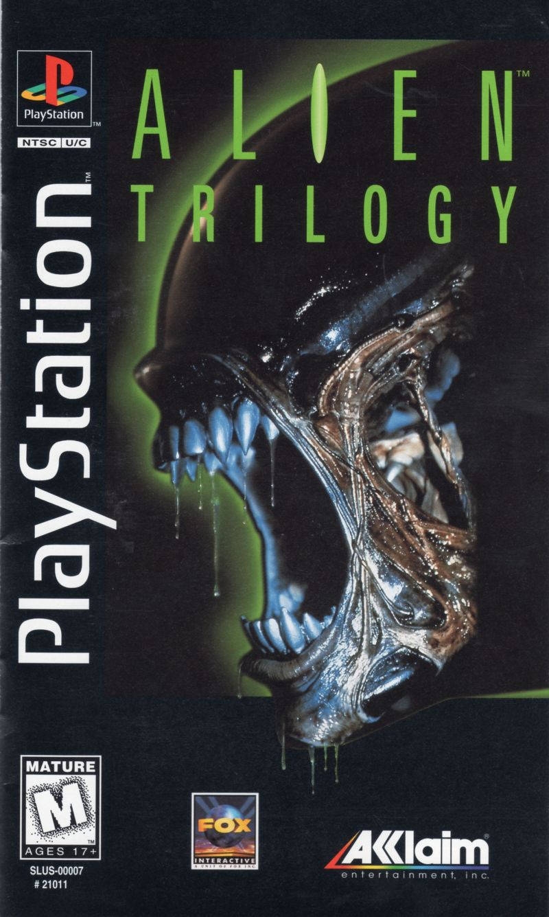 Capa do jogo Alien Trilogy