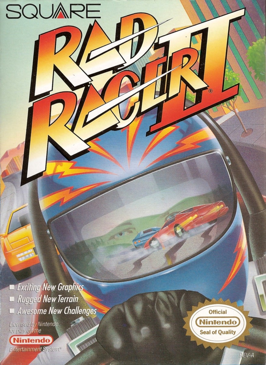 Capa do jogo Rad Racer II