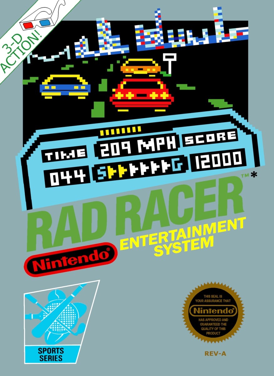 Capa do jogo Rad Racer