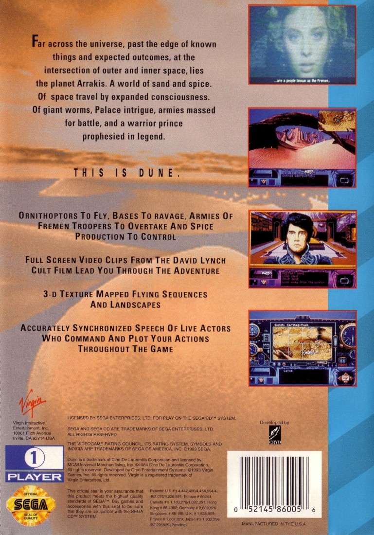 Capa do jogo Dune