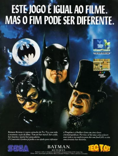 Comercial de Batman Returns