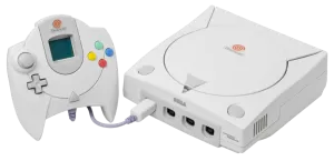 Foto do Console Dreamcast