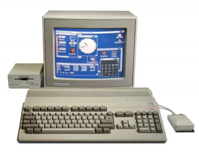 Foto do Console Amiga
