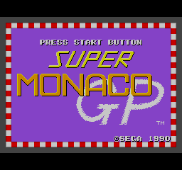 Foto do jogo Super Monaco GP
