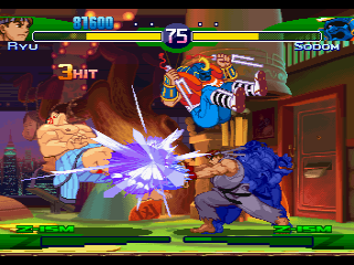Foto do jogo Street Fighter Alpha 3