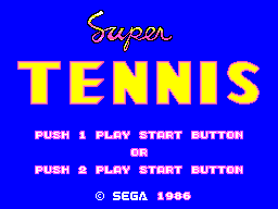 Foto do jogo Super Tennis