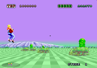 Foto do jogo Space Harrier