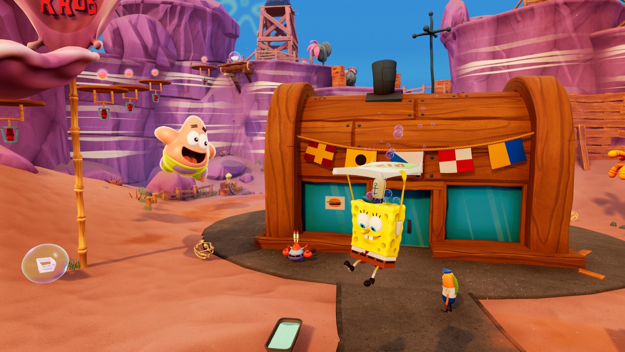 Foto do jogo SpongeBob SquarePants: The Cosmic Shake
