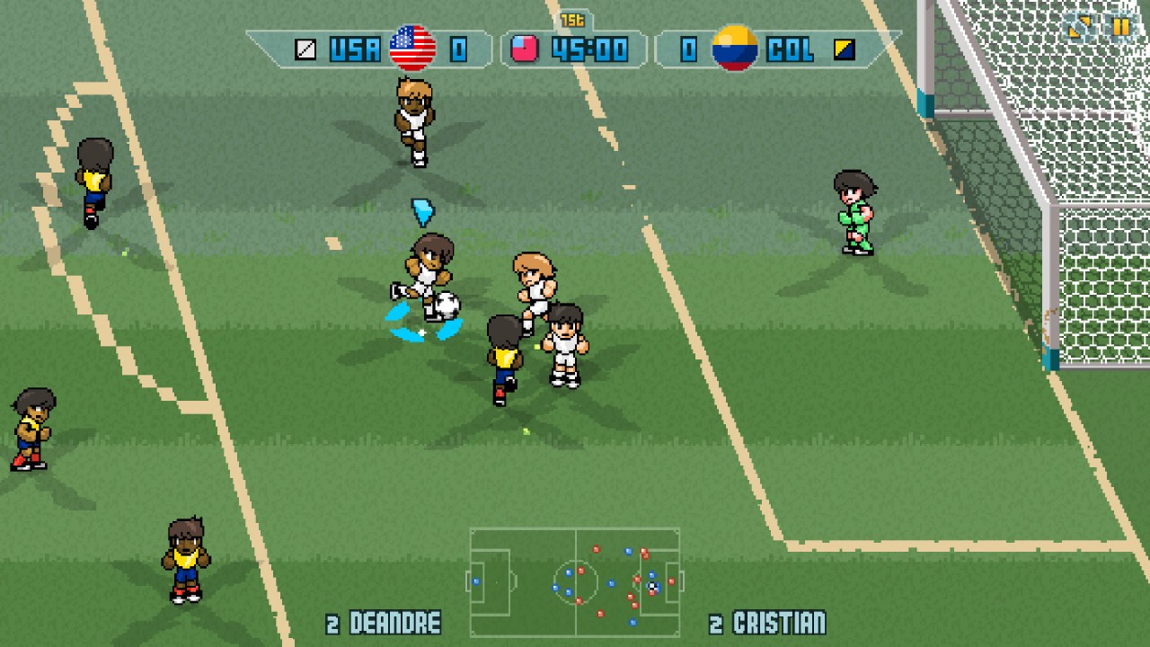 Foto do jogo Pixel Cup Soccer 17