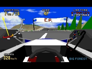 Foto do jogo Virtua Racing Deluxe