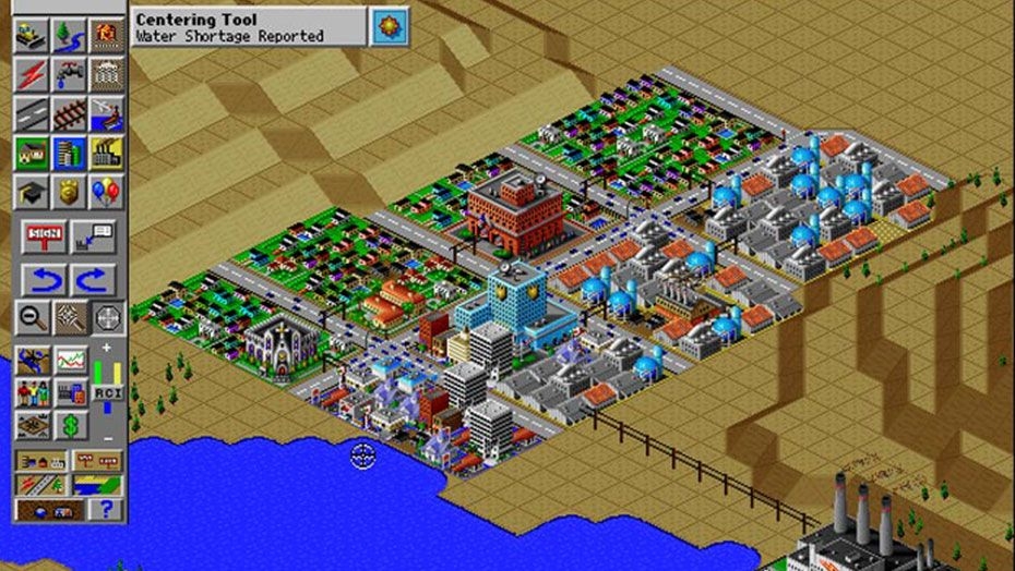 Foto do jogo SimCity 2000