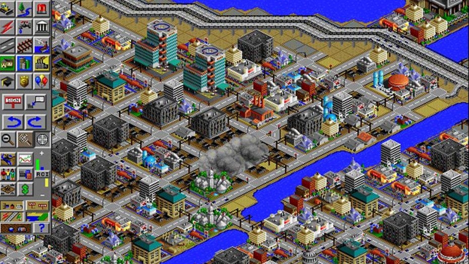 Foto do jogo SimCity 2000