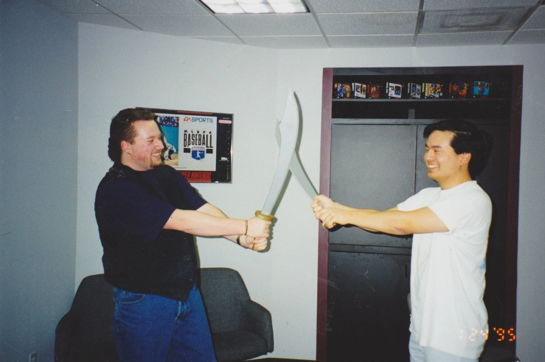 James Goddard (esquerda) e Steven Chiang