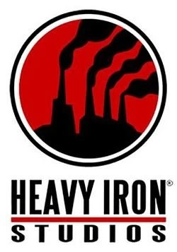 logo da desenvolvedora Heavy Iron Studios