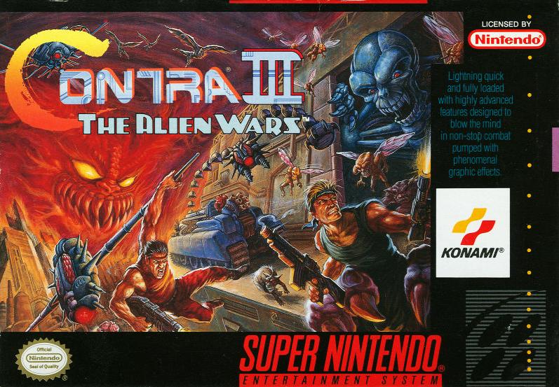 Capa do jogo Contra III: The Alien Wars