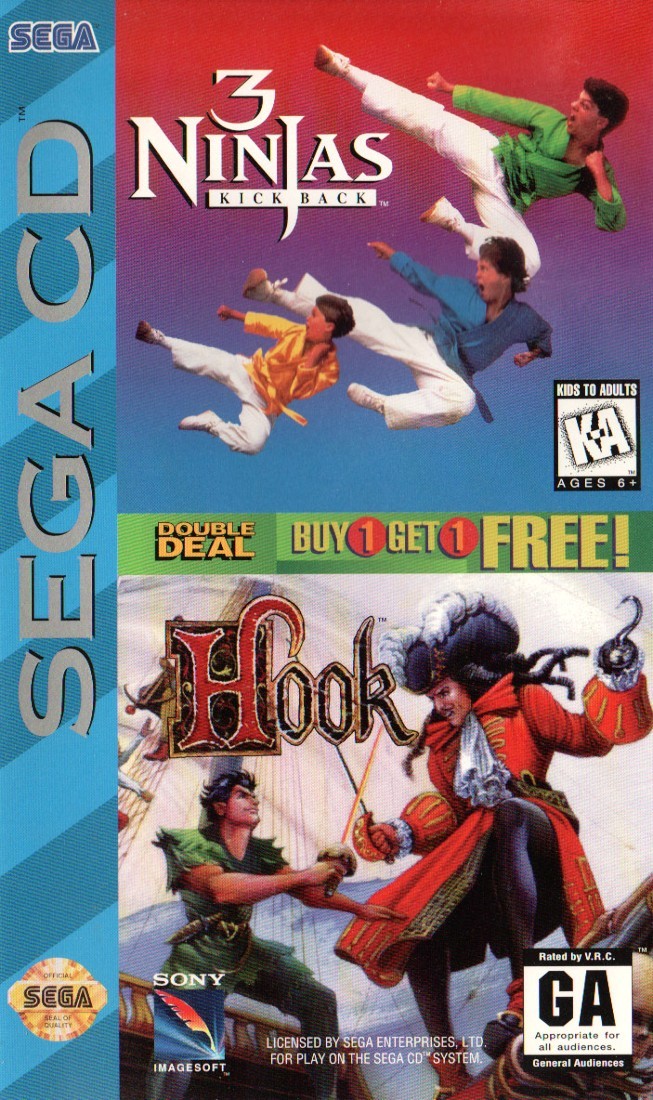 Capa do jogo 3 Ninjas Kick Back / Hook
