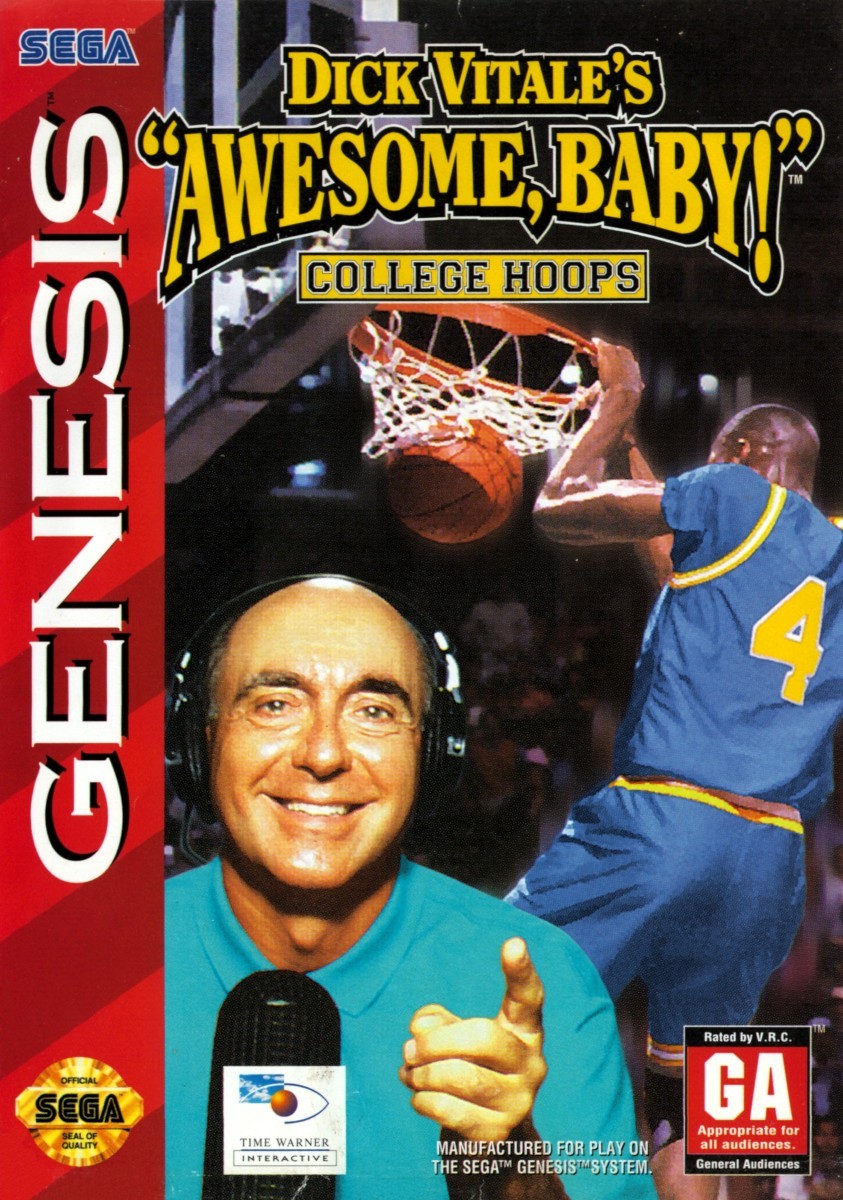 Dick Vitales "Awesome, Baby!" College Hoops cover