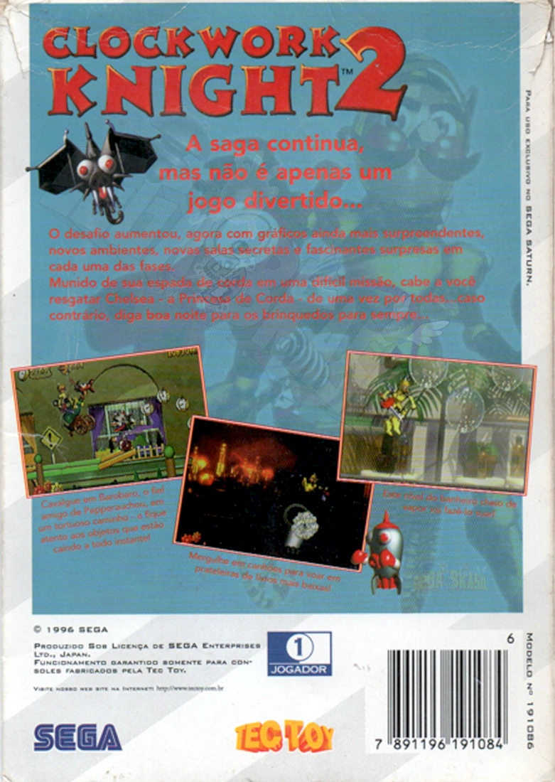 Capa do jogo Clockwork Knight 2