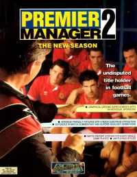 Premier Manager 2 cover