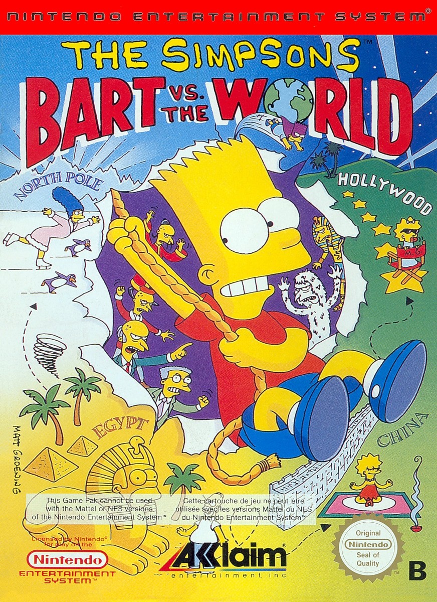 The Simpsons: Bart vs. the World cover