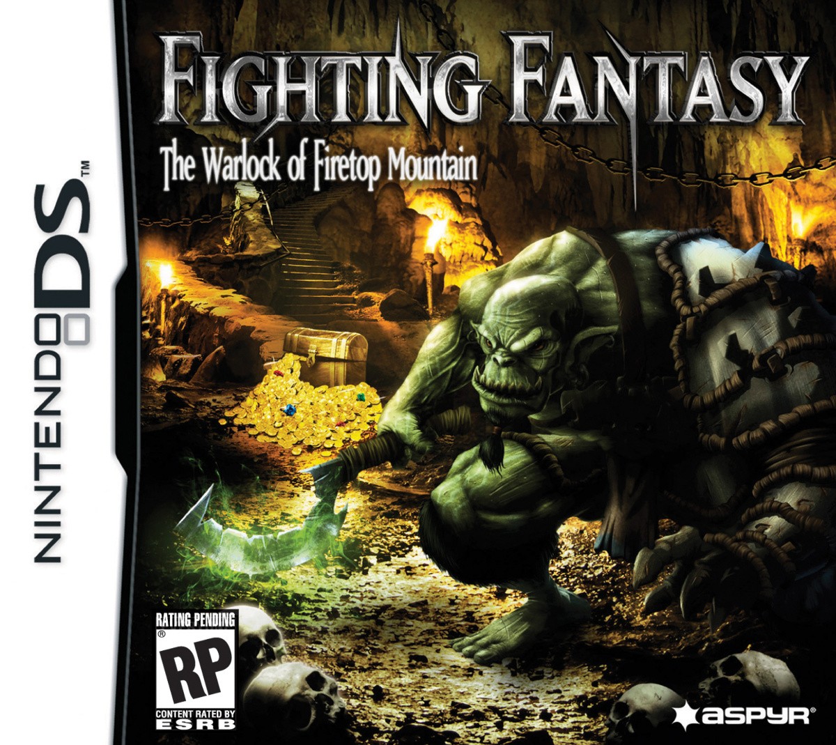 Capa do jogo Fighting Fantasy: The Warlock of Firetop Mountain