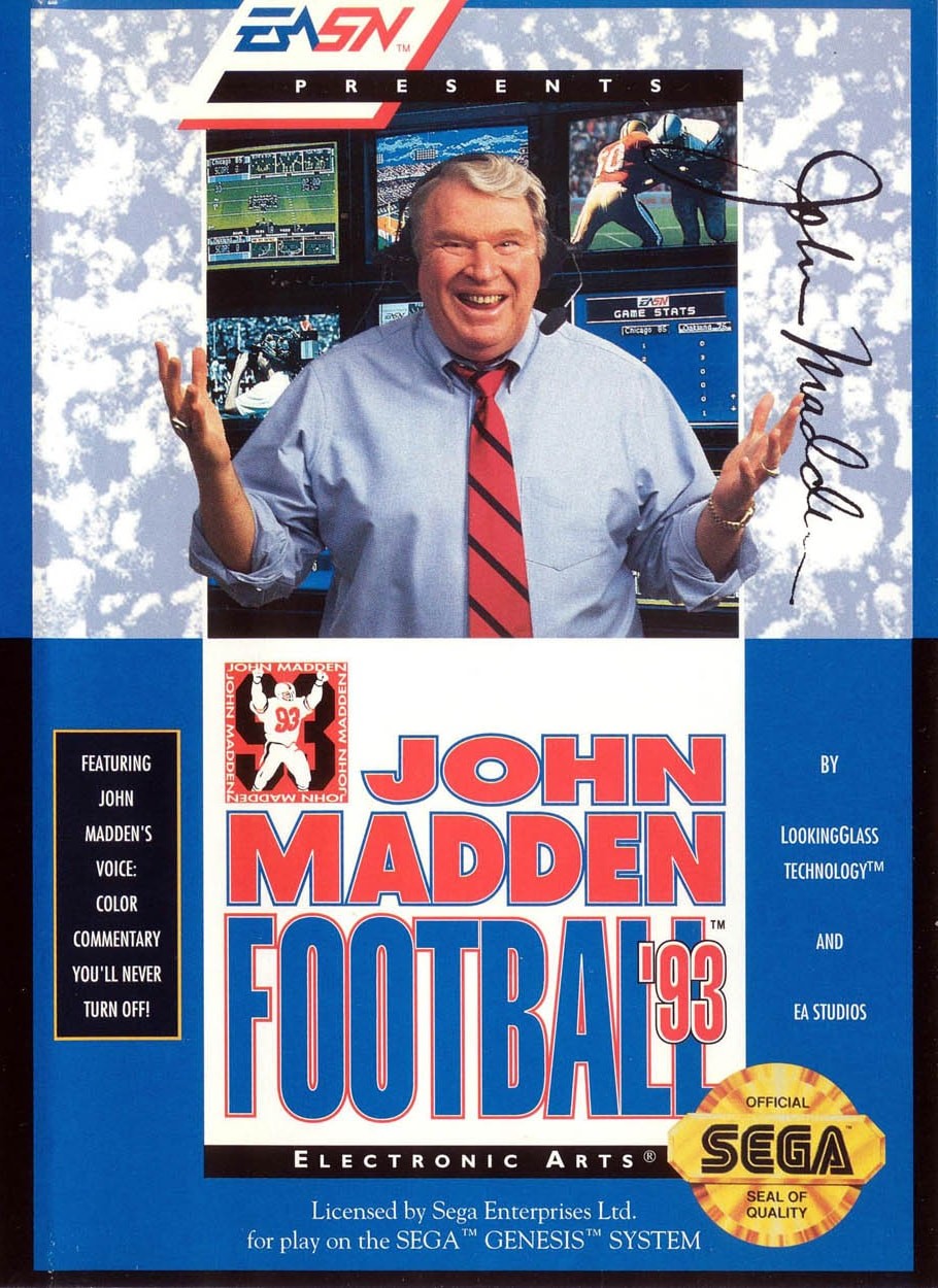 John Madden Football 93 cover