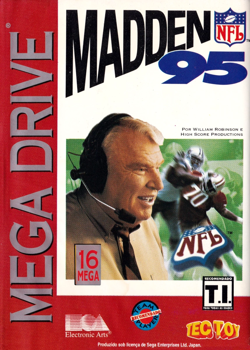 Capa do jogo Madden NFL 95