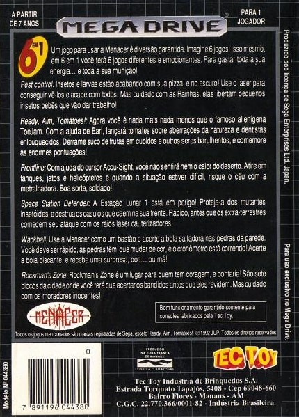 Menacer 6-Game Cartridge cover
