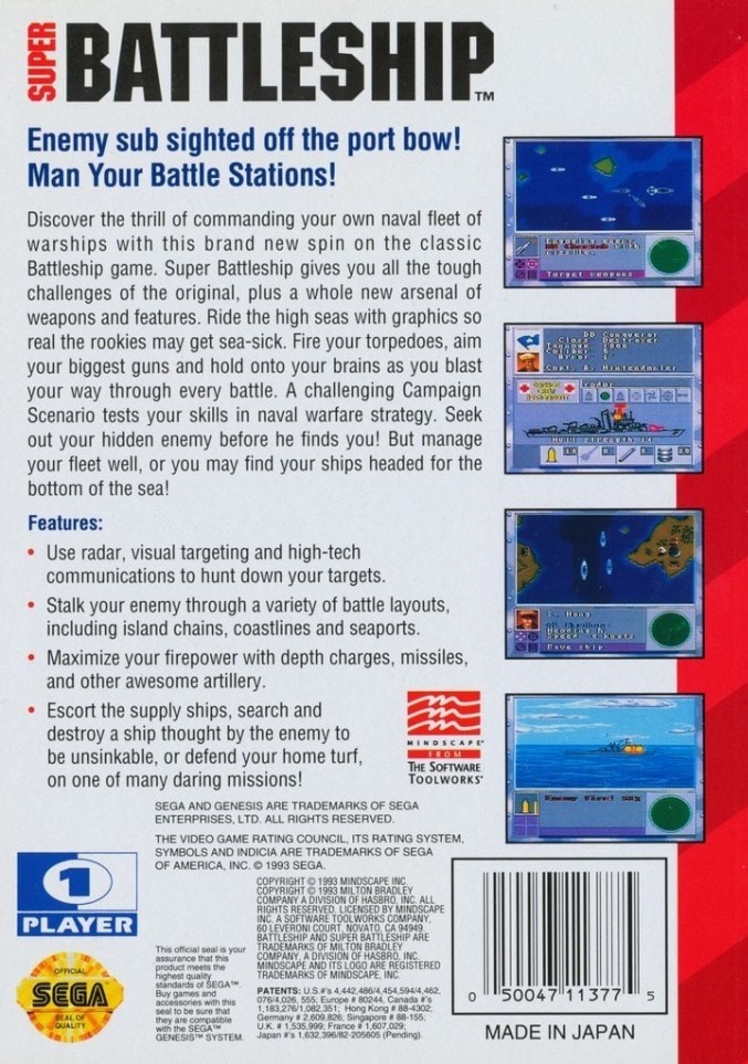 Super Battleship: The Classic Naval Combat Game cover