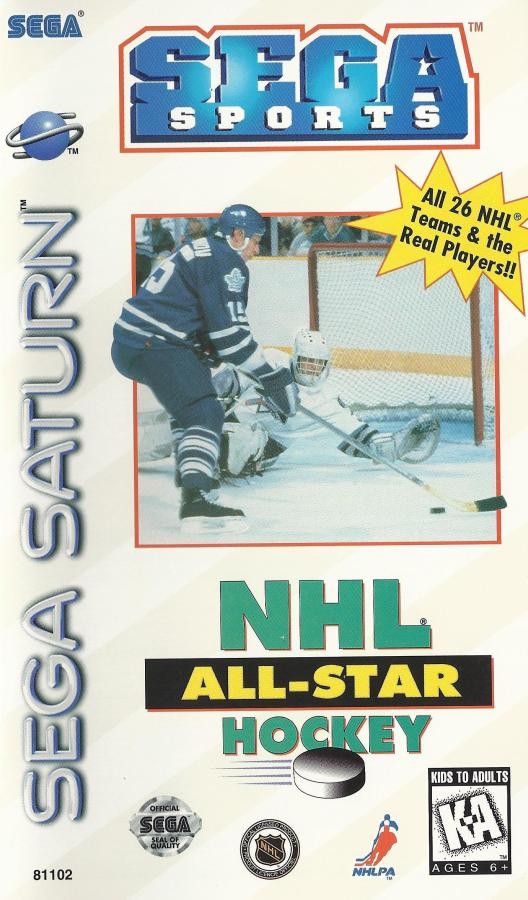 Capa do jogo NHL All-Star Hockey