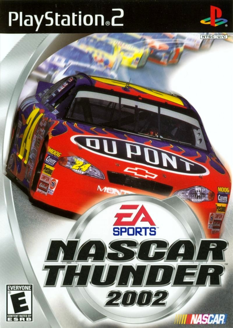 Capa do jogo NASCAR Thunder 2002