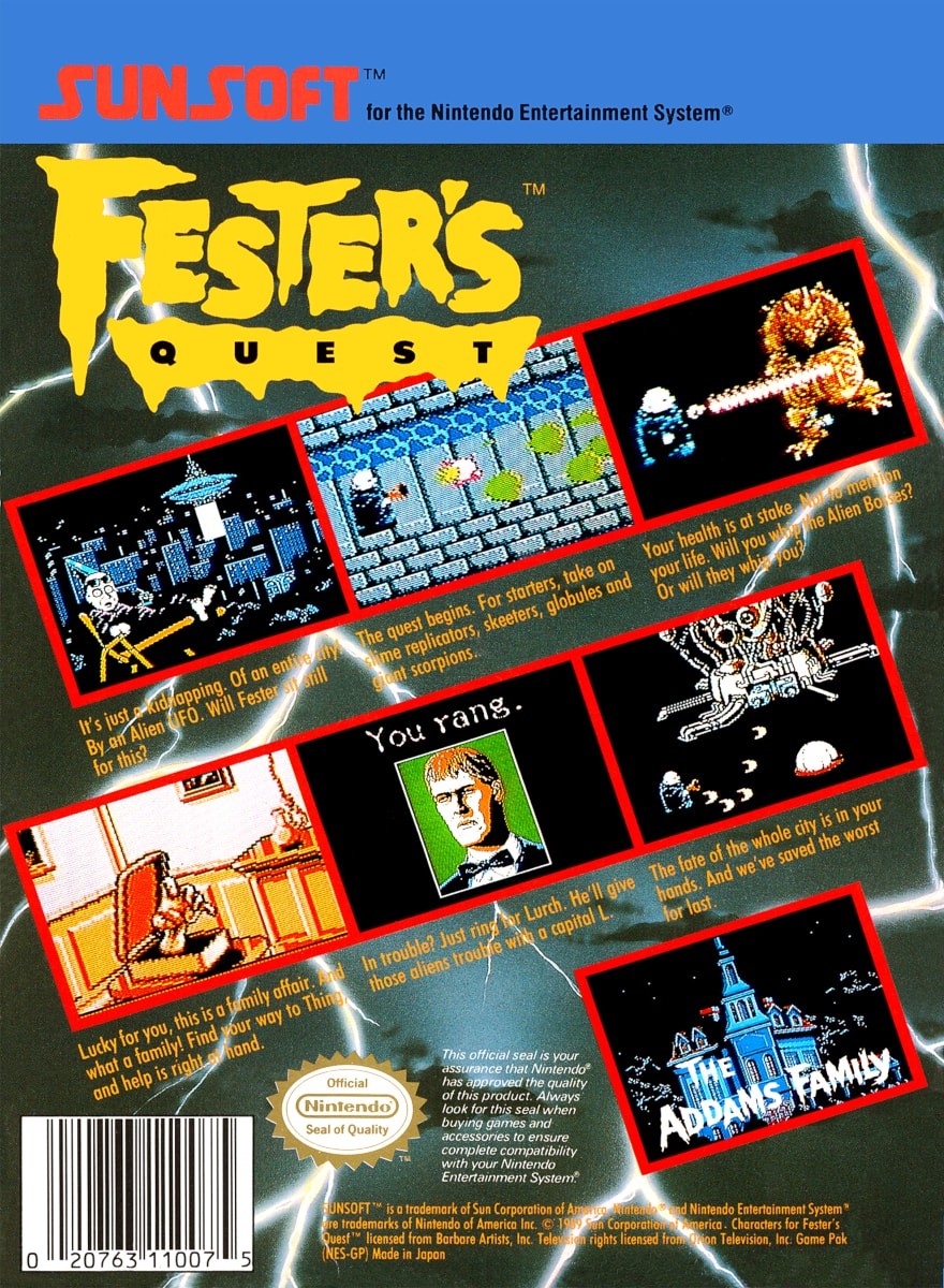 Festers Quest cover