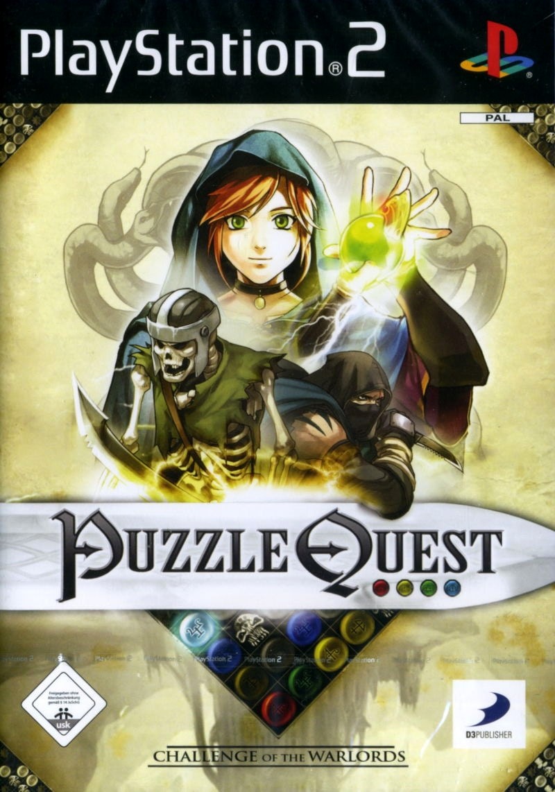 Jogo PS2 Puzzle Quest Challenge of the Warlords - D3 Publisher -  Gameteczone a melhor loja de Games e Assistência Técnica do Brasil em SP