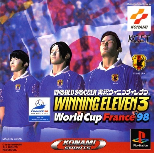World Soccer Jikkyo Winning Eleven 3: World Cup France 98 cover