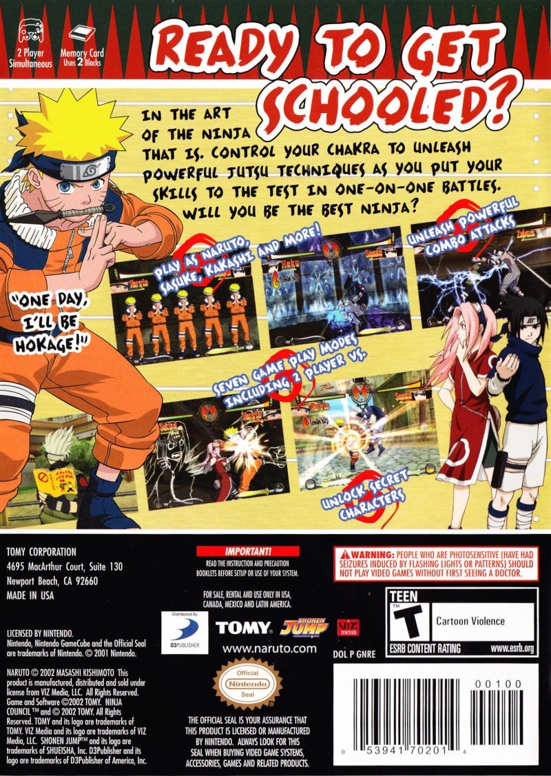 Capa do jogo Naruto: Clash of Ninja