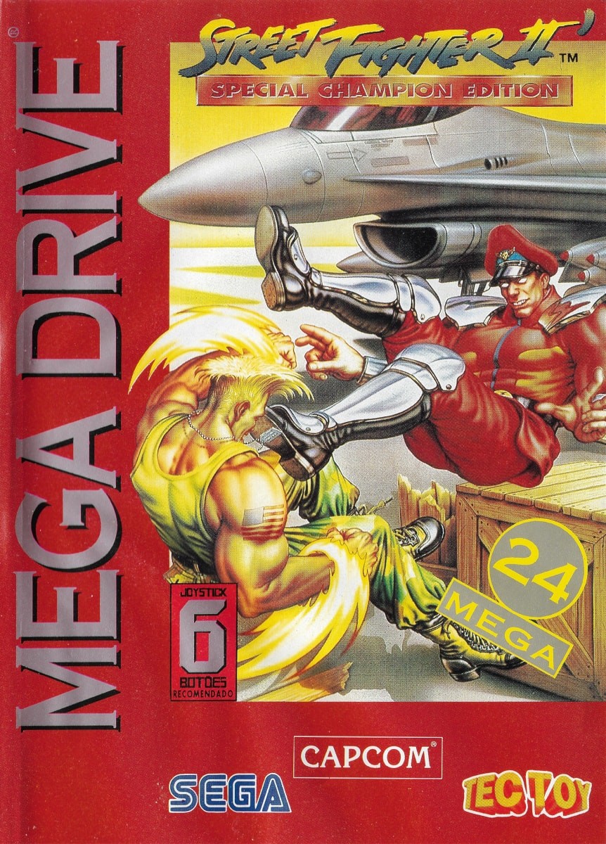 Jogo Street Fighter II' Plus: Champion Edition - Mega Drive (Japonês)