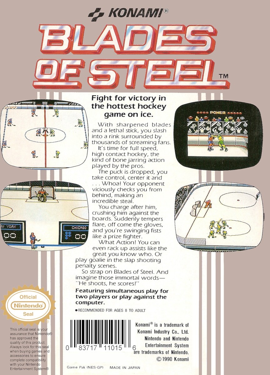 Blades of Steel cover