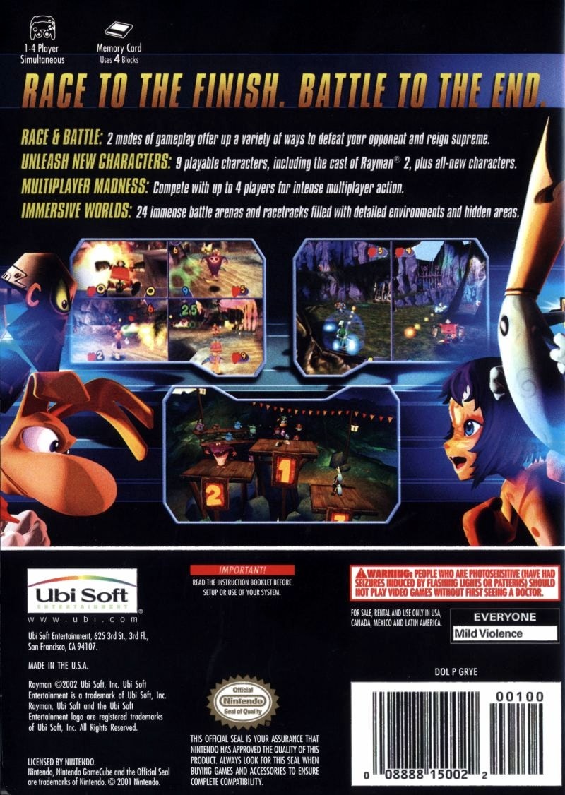 Rayman Arena cover