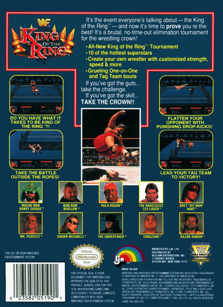 WWF King of the Ring cover