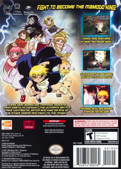 Capa do jogo Zatch Bell!: Mamodo Fury