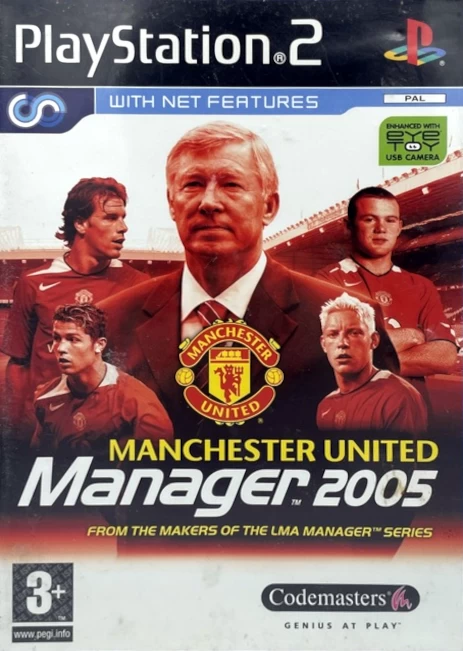 Capa do jogo Manchester United Manager 2005