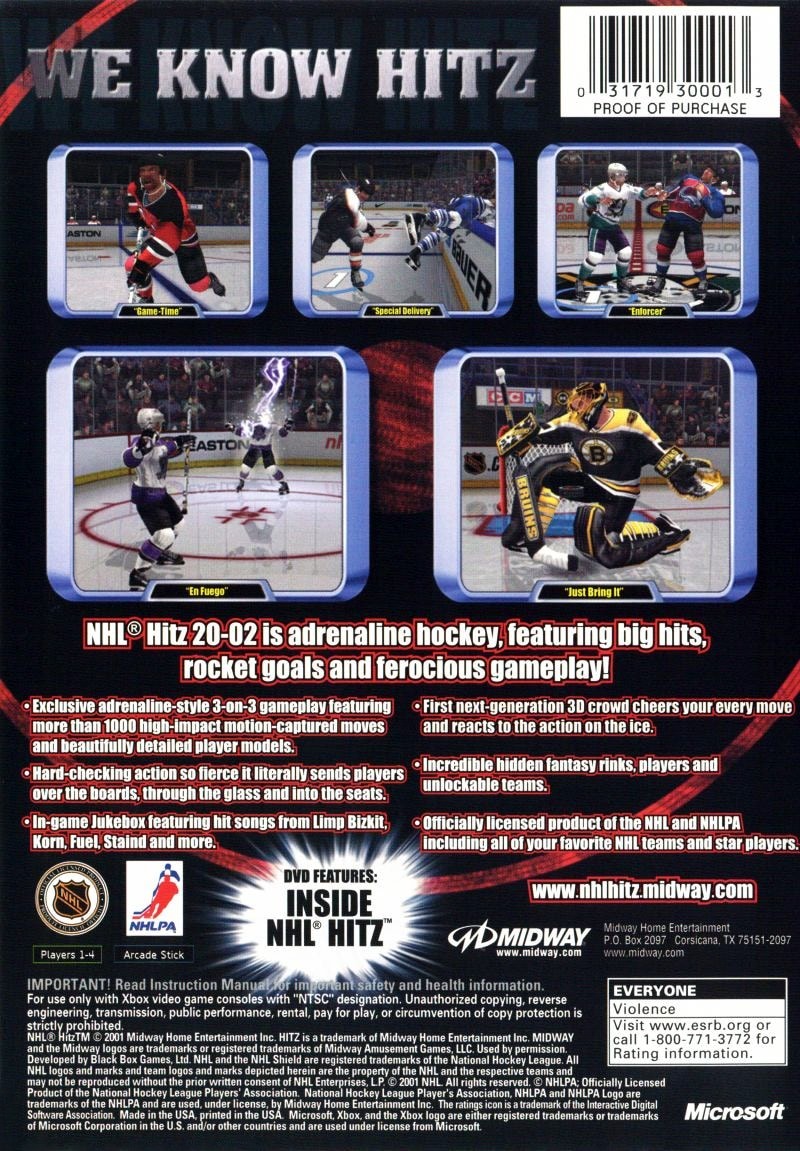 NHL Hitz 20-02 cover