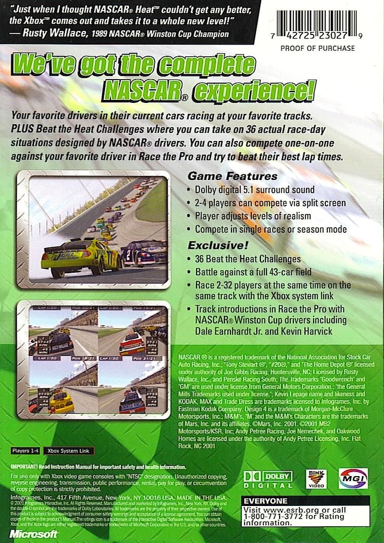 NASCAR Heat 2002 cover