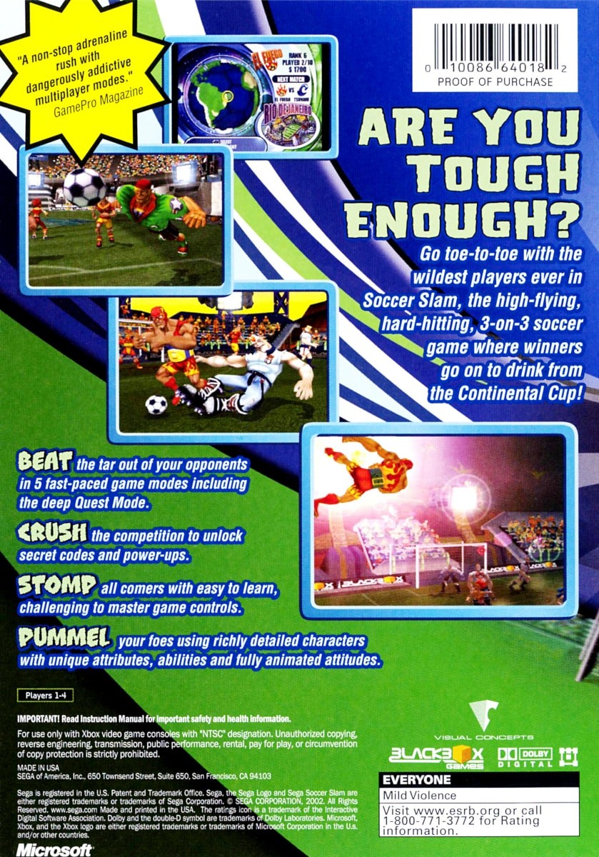 Sega Soccer Slam cover