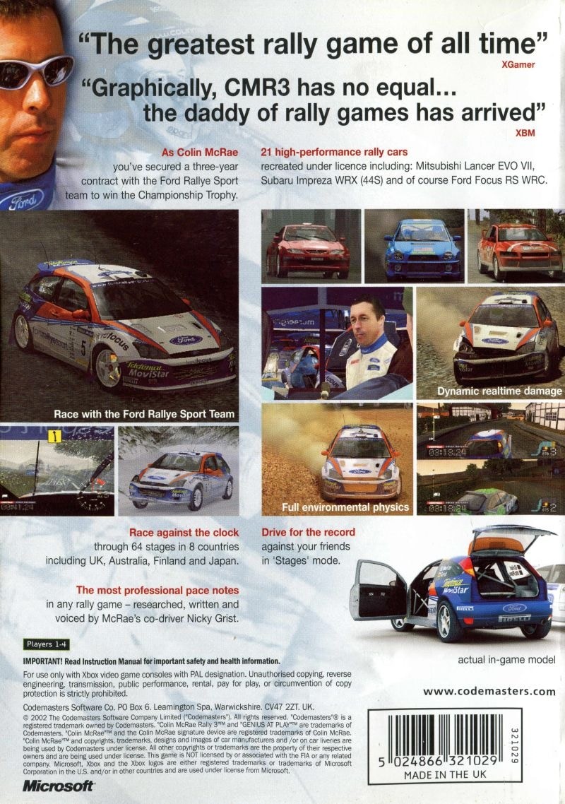 Colin McRae Rally 3 cover
