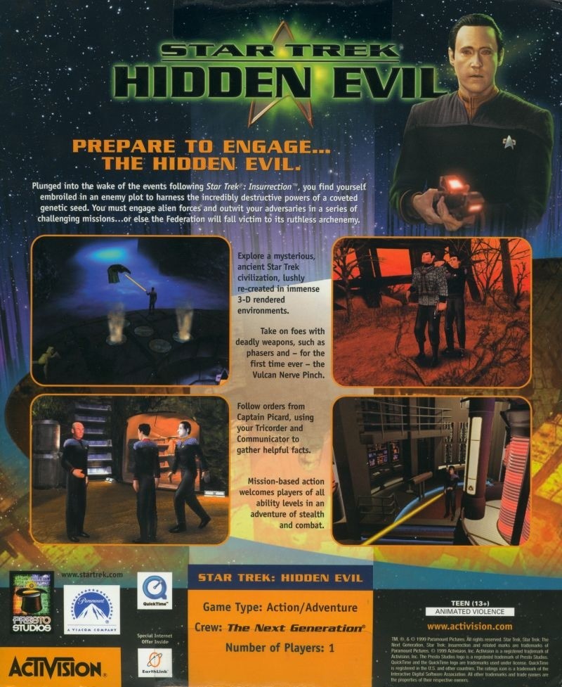 Star Trek: Hidden Evil cover
