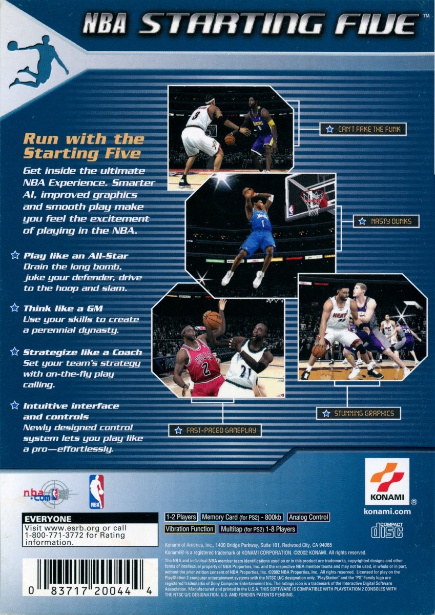 NBA Starting Five cover