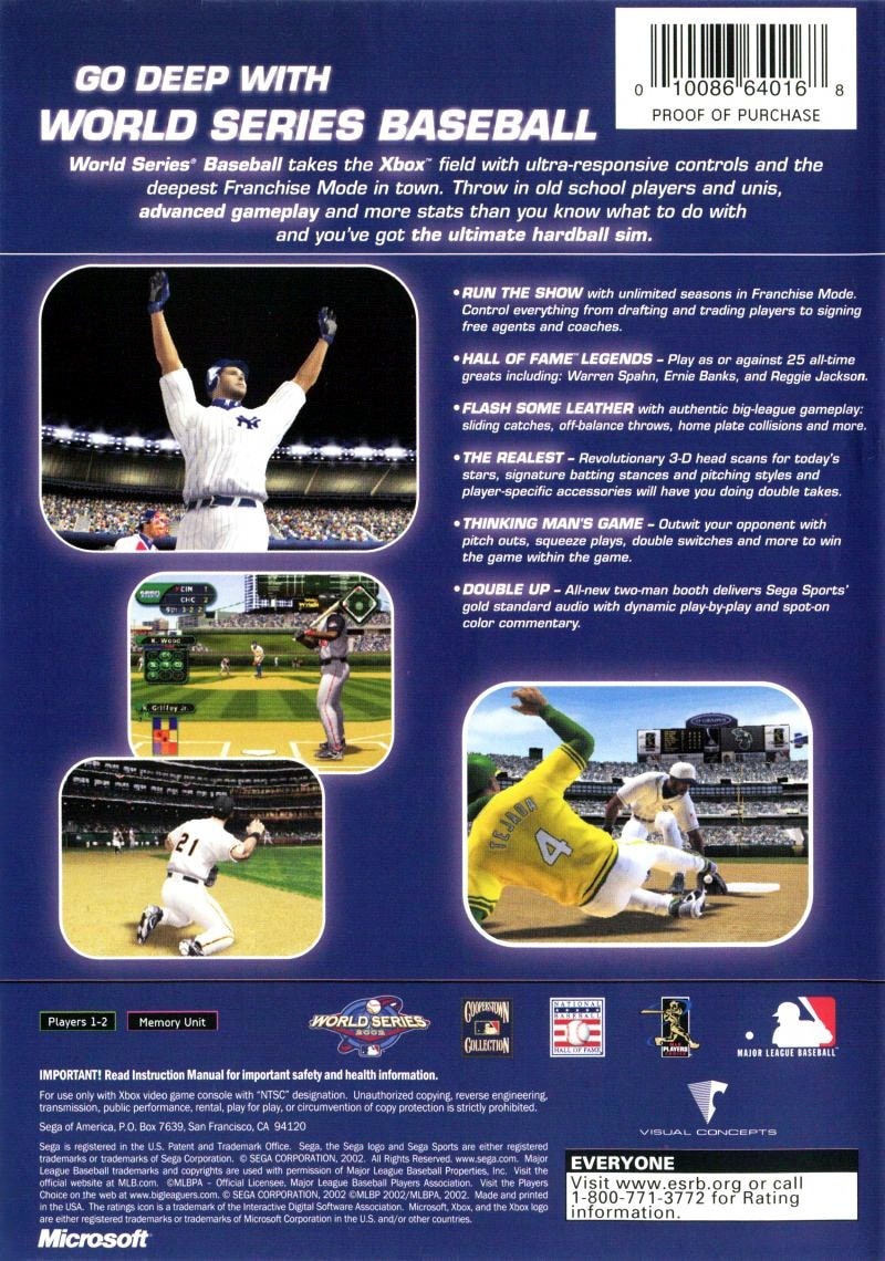 World Series Baseball cover