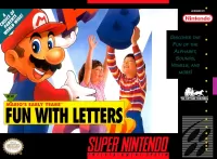Mario's Early Years: Fun With Letters cover